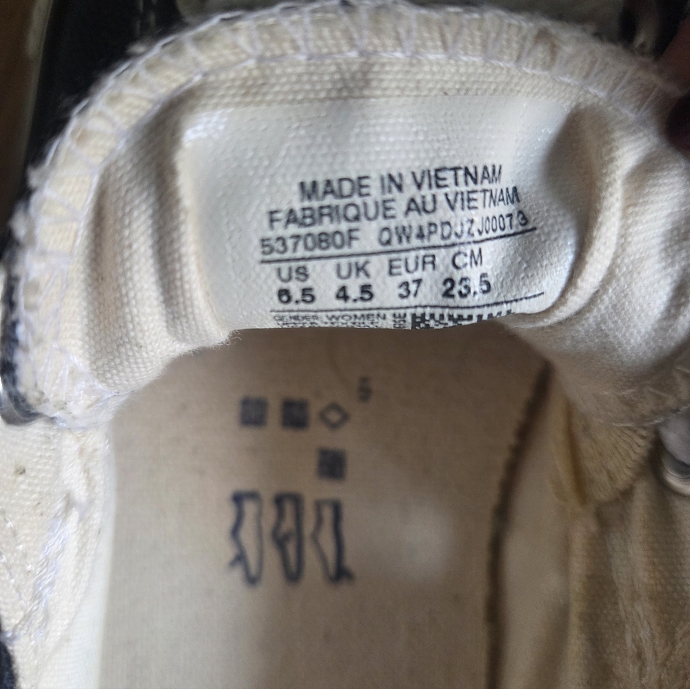 Converse Chuck Taylor Shoreline Slip On Navy 6.5 - Picture 7 of 8